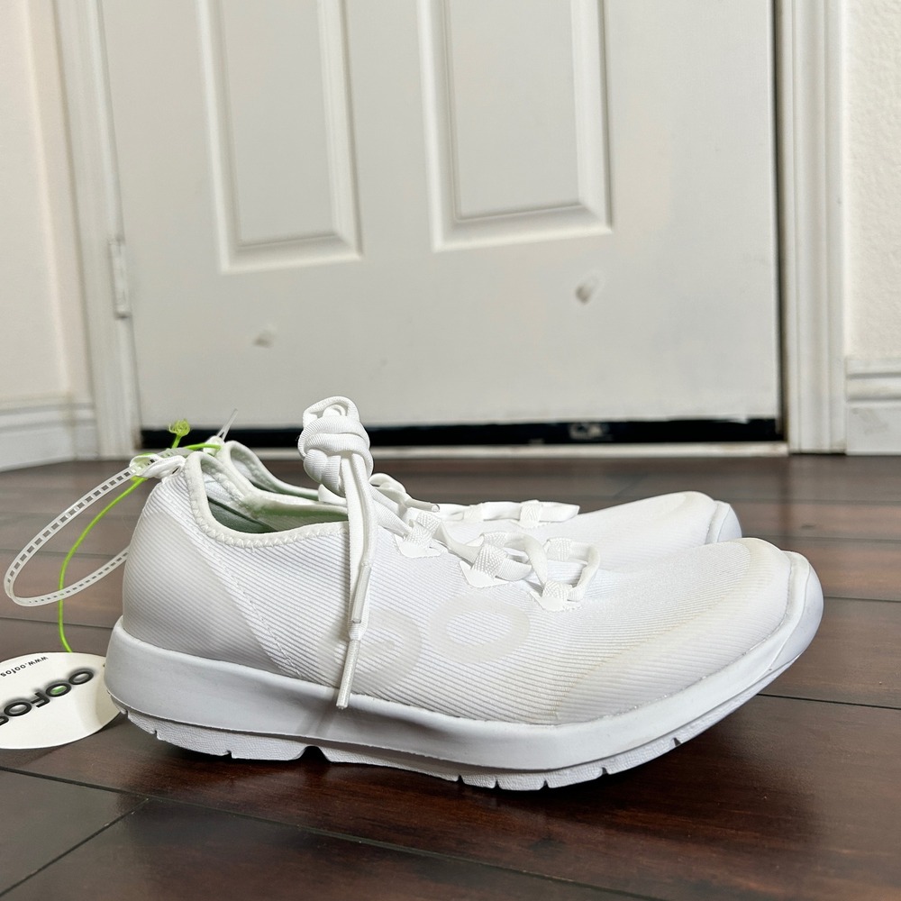 OOFOS OOmg Sport LS Low Recovery Shoe Women's size 7 White NWOB - Picture 2 of 10